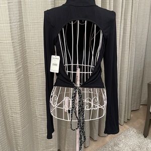 Free People large top black